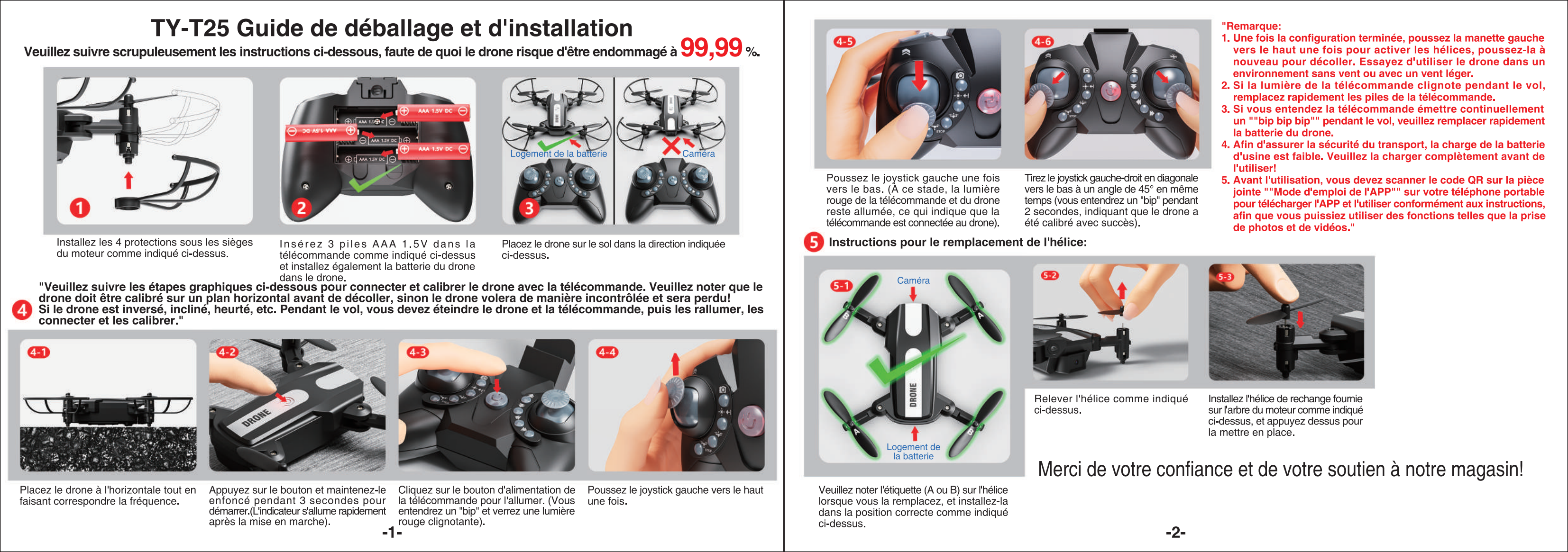 T25 Drone-Unboxing -käyttöohjeet